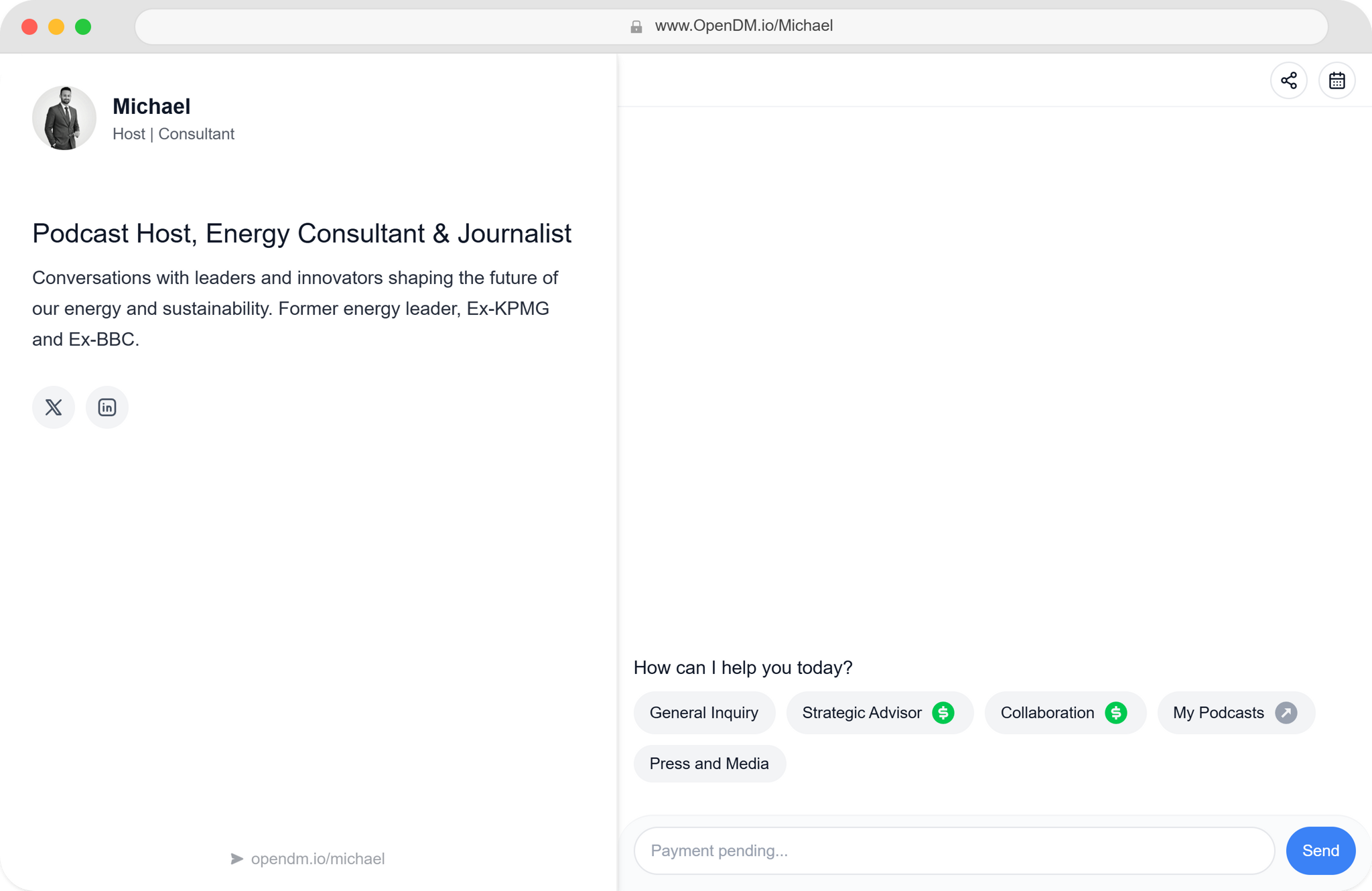 OpenDM Profile Interface